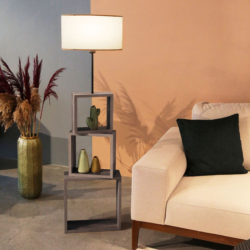Lampadar Asi Home Ayd - 2903, Crem, Ø37 cm