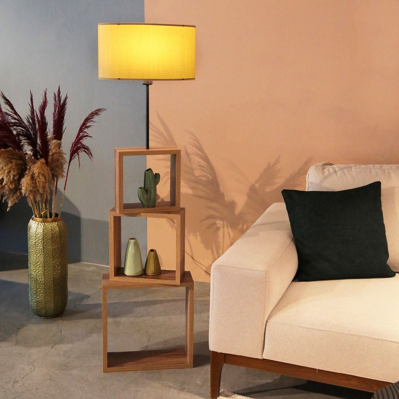 Lampadar Asi Home Ayd - 2904, Bej, Ø37 cm