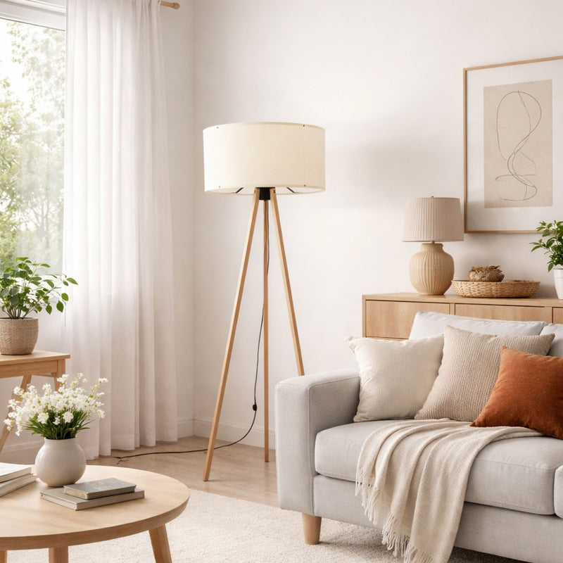 Lampadar Asi Home Ayd-1523, Alb, Ø38 cm