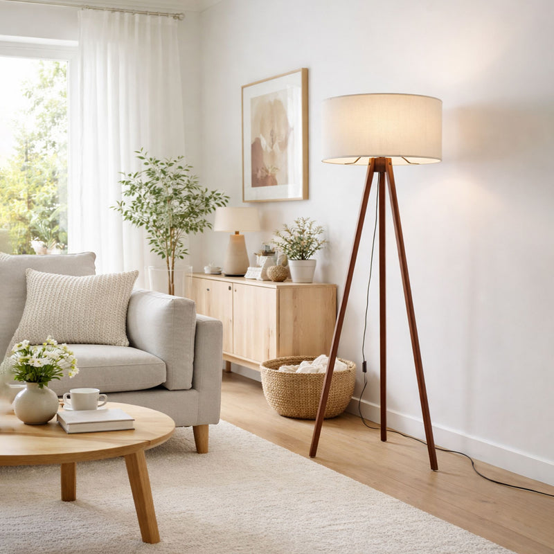 Lampadar Asi Home Ayd-1527, Ecru, Ø38 cm