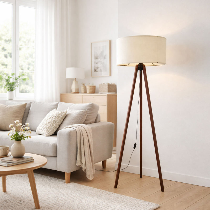 Lampadar Asi Home Ayd-1528, Alb, Ø38 cm