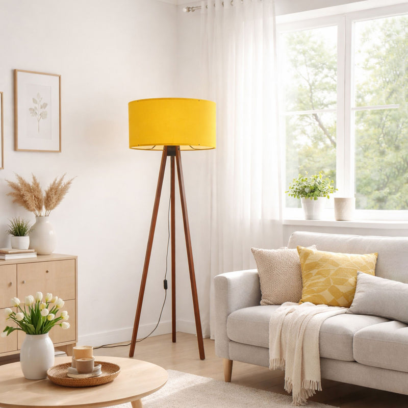Lampadar Asi Home Ayd-1565, Galben, Ø38 cm