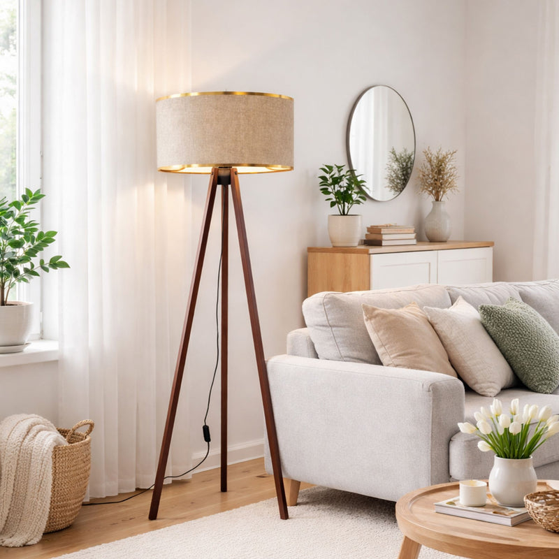 Lampadar Asi Home Ayd-2957, Bej, 21x140 cm