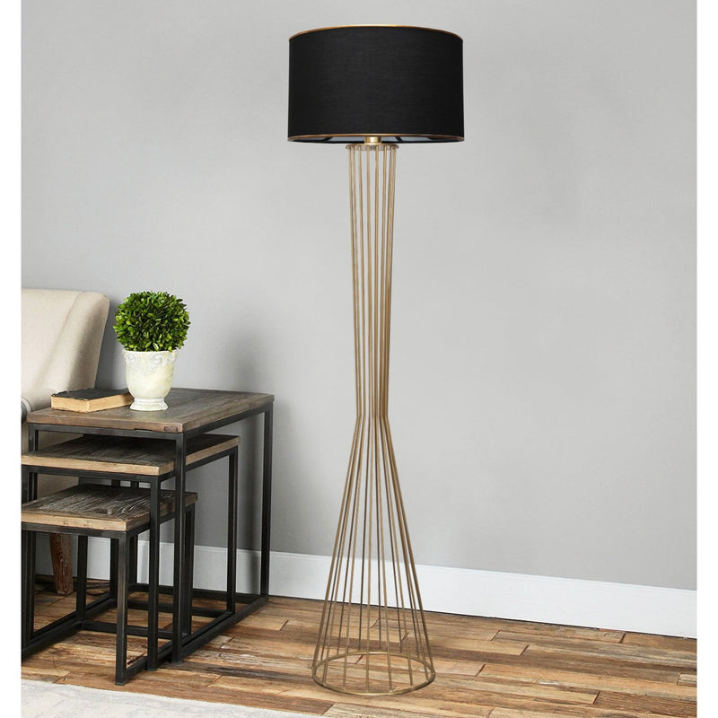 Lampadar Asi Home Ayd-3078, Negru, 21x155 cm