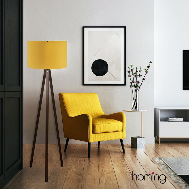 Lampadar Asi Home Ayd - 2389, Galben, Ø38 cm