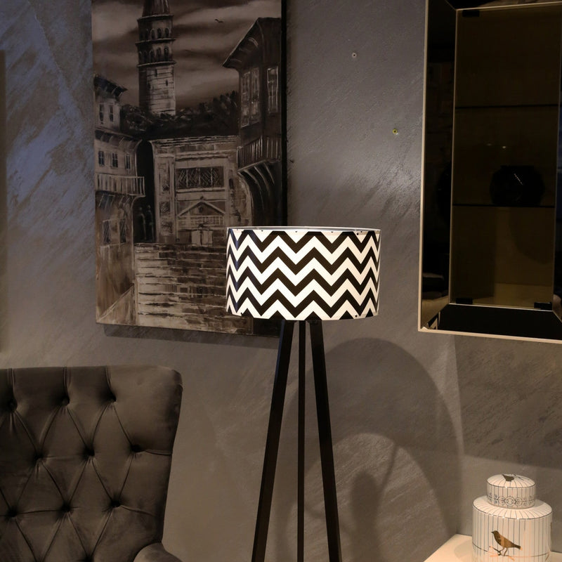 Lampadar Asi Home Ayd-2802, Negru, 21x120 cm