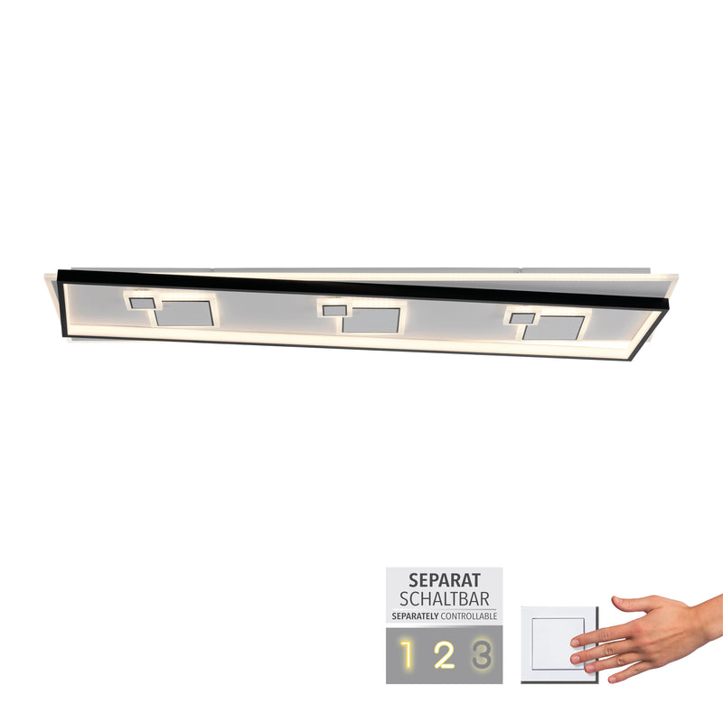 Plafoniera Paul Neuhaus MAILAK 8xLED Negru