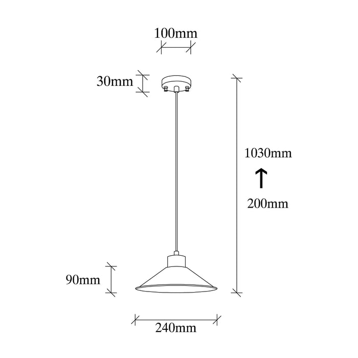 Lustra Asi Home GMN-00005 Metal Lemn 24X24X103 cm