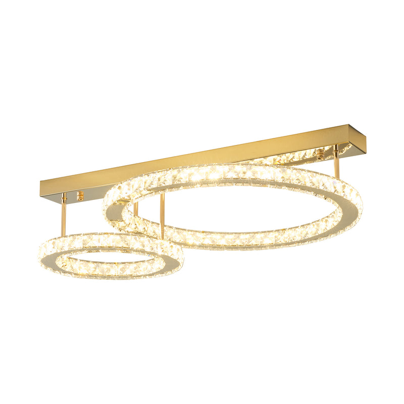 Plafoniera Zuma Line GIRONA 2xLED Auriu