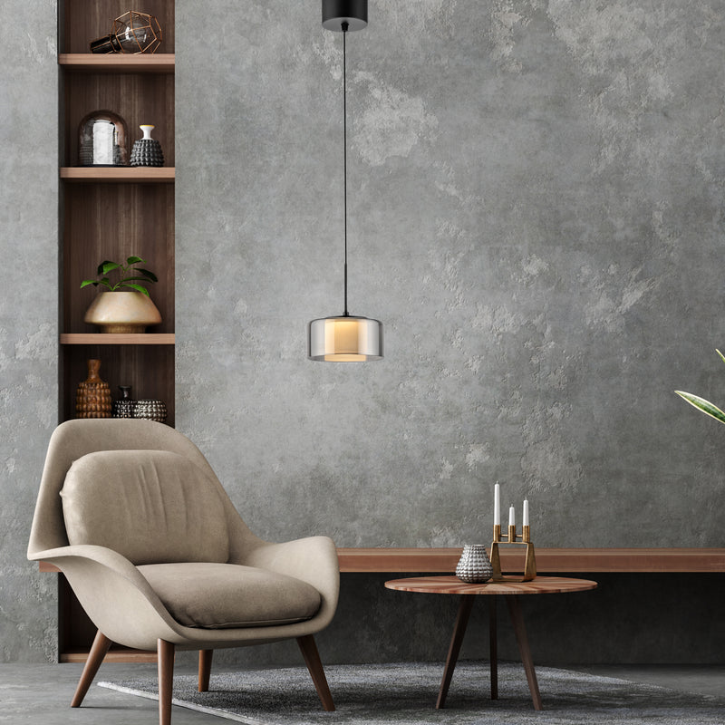 Lustra Paul Neuhaus RIKA LED Negru