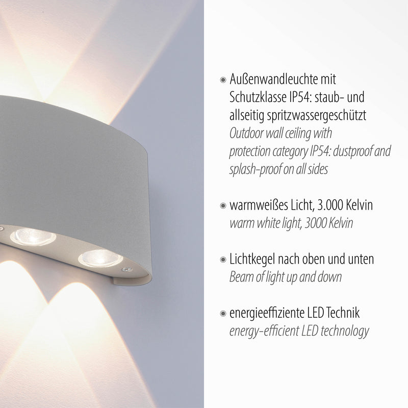 Aplica Paul Neuhaus CARLO 4xLED Argintiu