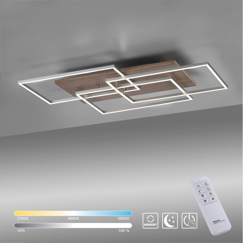 Plafoniera Paul Neuhaus PALMA 3xLED Lemn