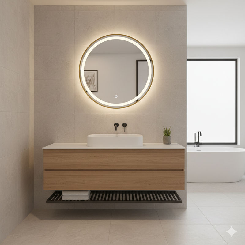 Oglinda LED Zuma Line LUSTRO LED Auriu
