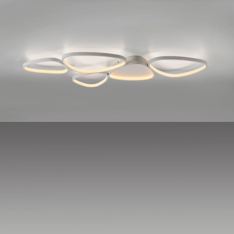 Plafoniera Zuma Line PEBBLES LED Alb