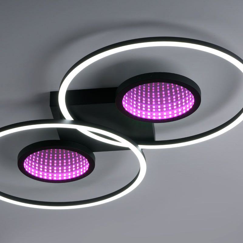 Plafoniera Paul Neuhaus TUNEL 4xLED Negru