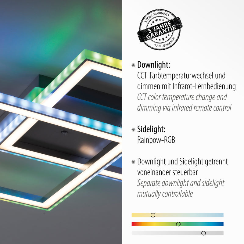 Plafoniera Paul Neuhaus FELIX60 2xLED Argintiu