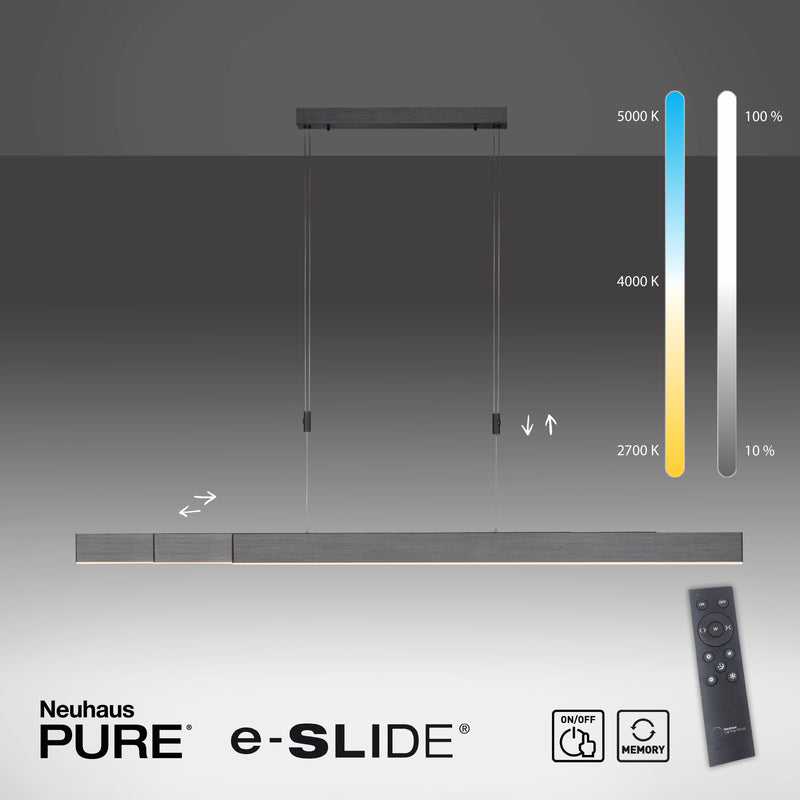 Lustra Paul Neuhaus PURE-MOTO 3xLED Gri