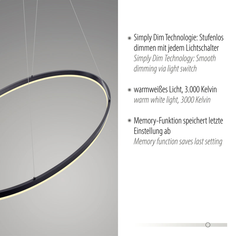 Lustra Paul Neuhaus TITUS LED Antracit