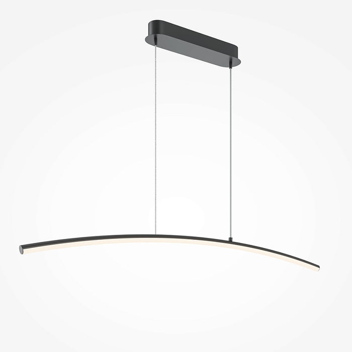 Pendul LED Curve, 15W, 980mm, Negru – Maytoni Modern