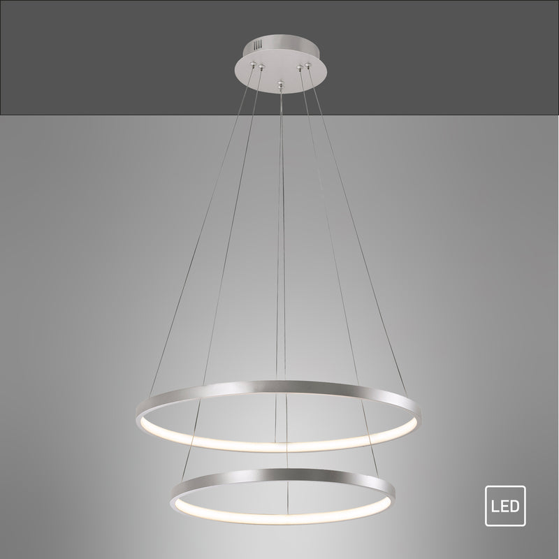 Lustra Paul Neuhaus CIRCLE 2xLED Argintiu