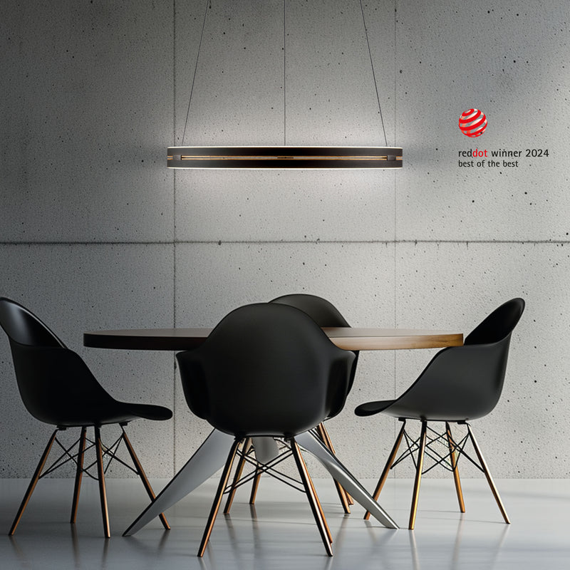 Lustra Paul Neuhaus PURE E-LOOP 2xLED Negru
