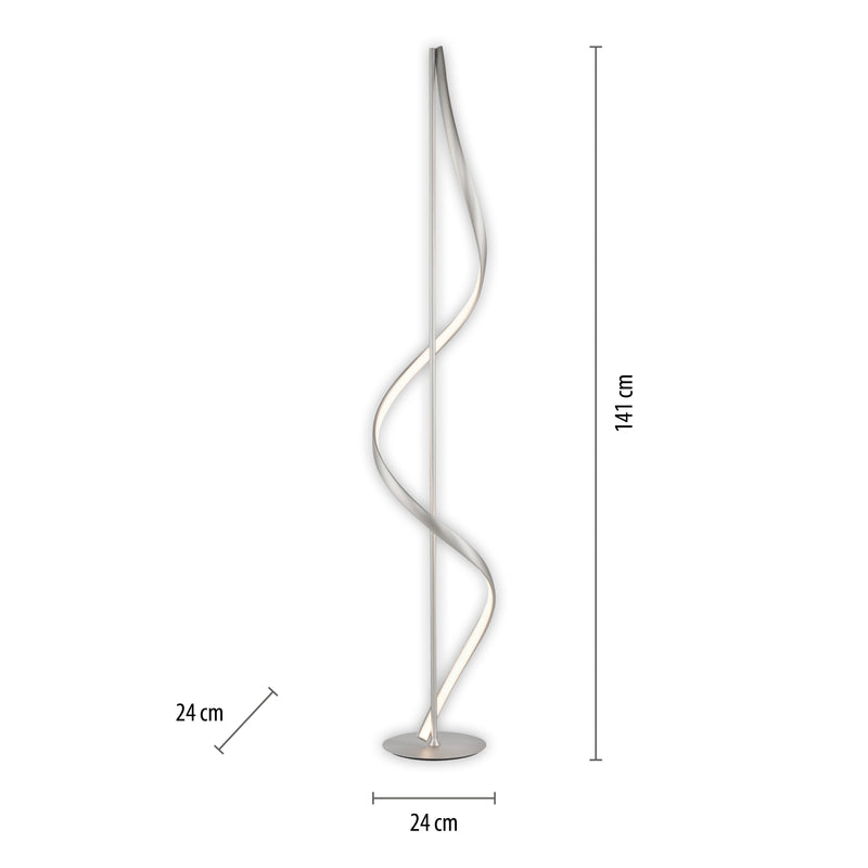 Lampadar Paul Neuhaus Q-SWING LED Argintiu