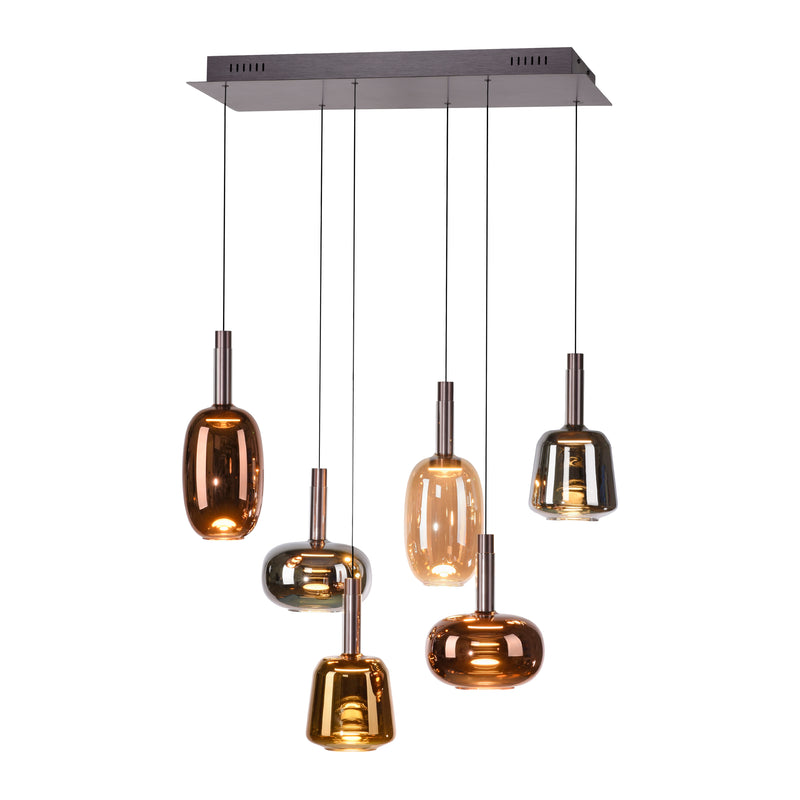 Lustra Paul Neuhaus IRIDES 6xLED Multicolor