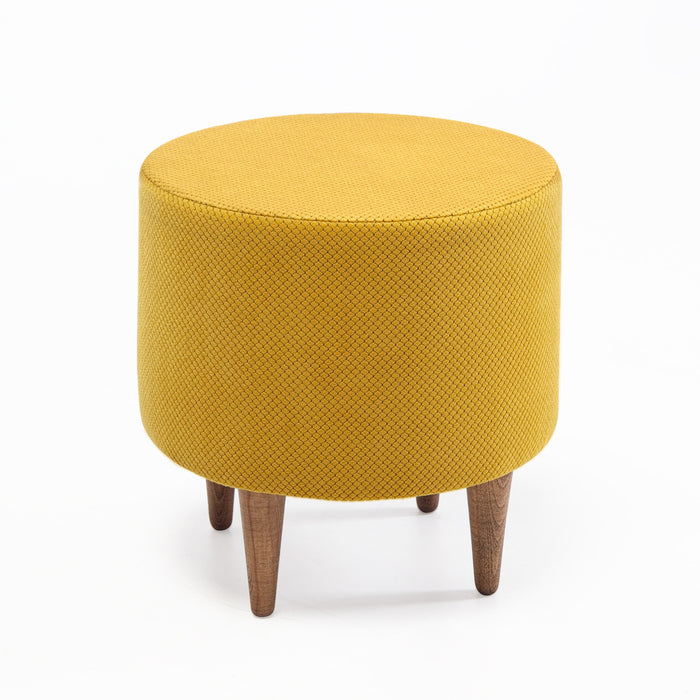 Taburete Asi Home Fındık - Yellow  Lemn de Fag | MDF 40X40X40 cm