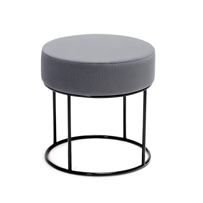 Taburete Asi Home Moon Steel 508 - Grey Metal | MDF 40X40X40 cm