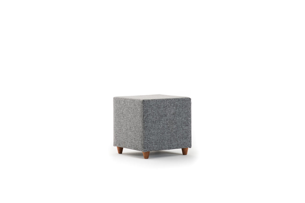 Taburete Asi Home Daisy - Grey Lemn de Fag | MDF 40X40X40 cm