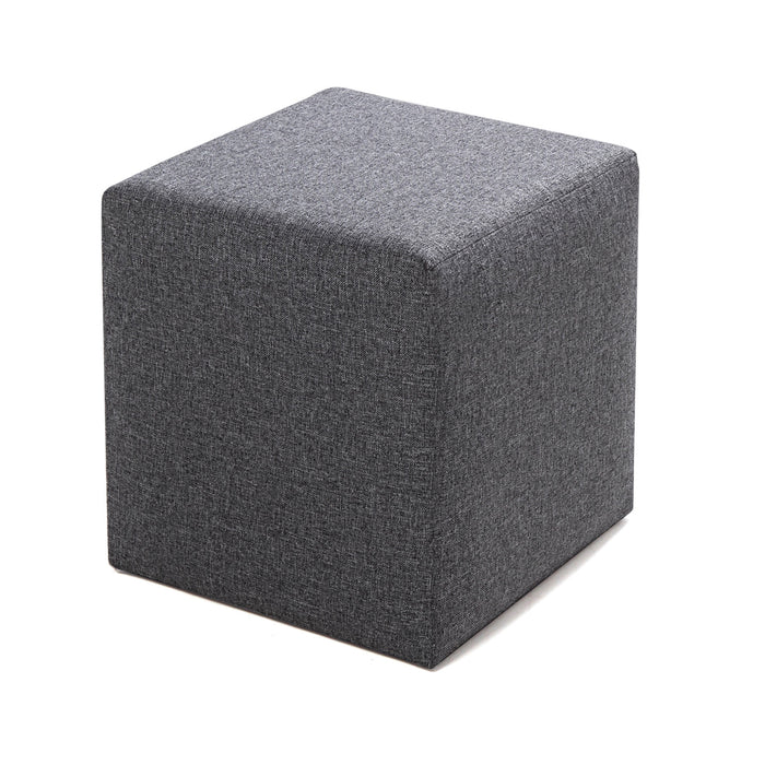 Taburete Asi Home Kare Puf - Grey  Lemn de Fag | MDF 40X40X42 cm