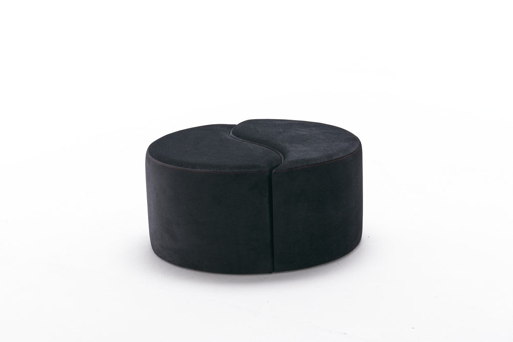 Puff Asi Home Alis Puf - Black Poliester | Catifea
 80X80X40 cm