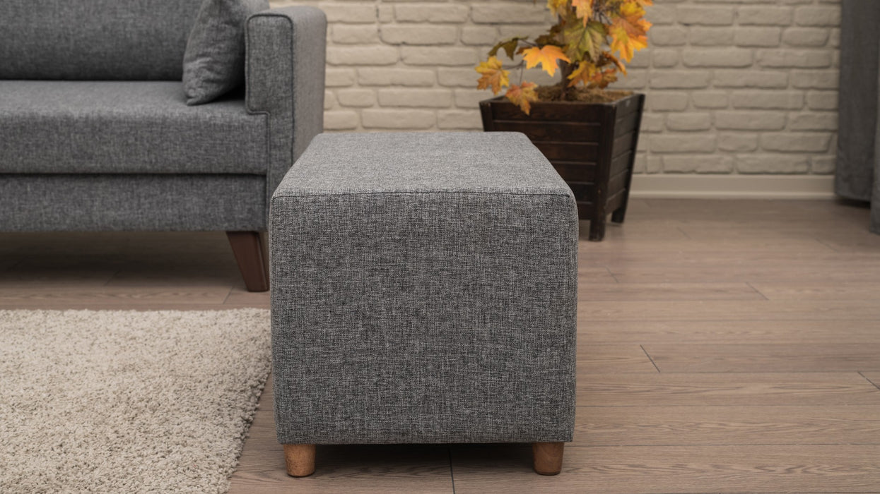 Taburete Asi Home Lotus - Grey  Lemn de Fag 80X40X40 cm