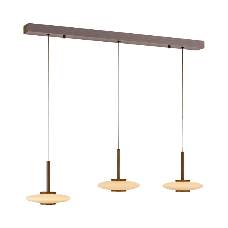 Lustra Paul Neuhaus PURE VITRUM 6xLED Maro Metalic