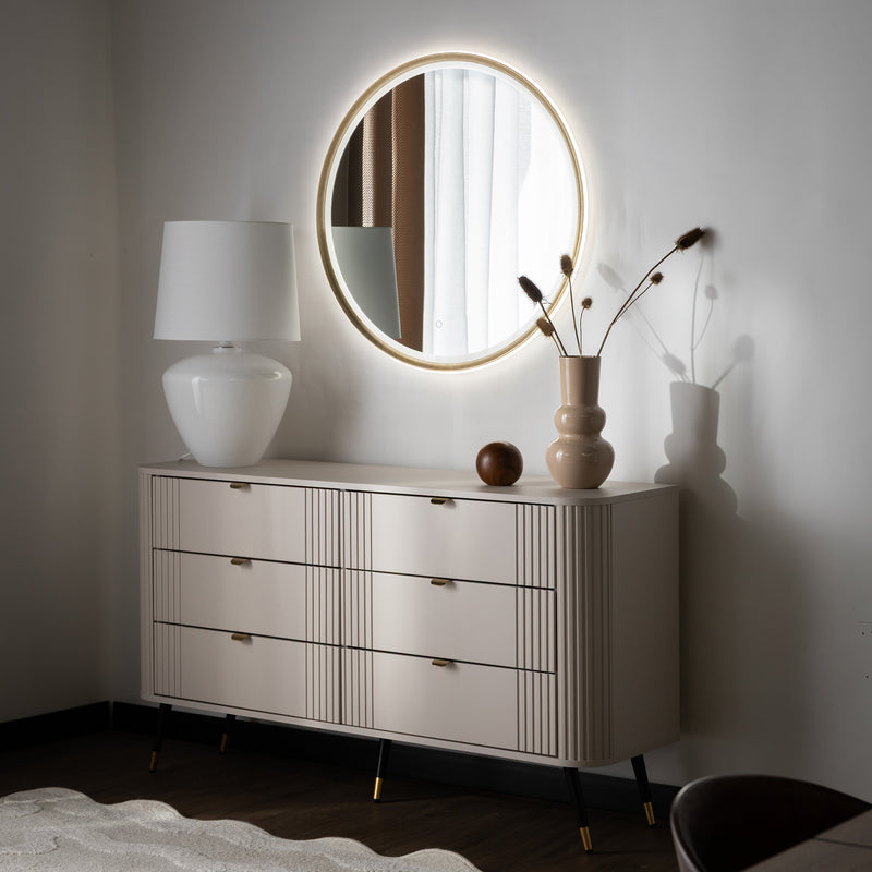 Oglinda LED Zuma Line LUSTRO LED Auriu