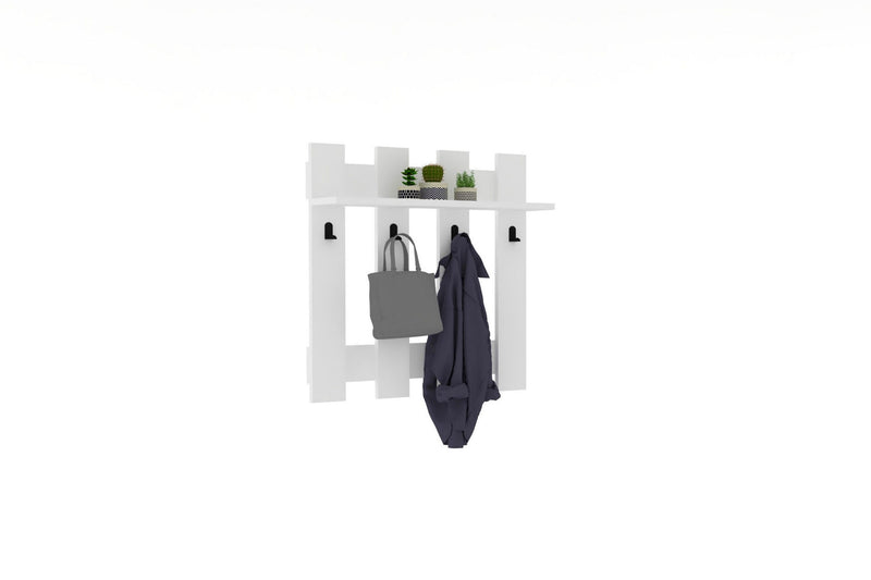 Cuier de Perete Asi Home Carina - White PAL 18X70X70 cm