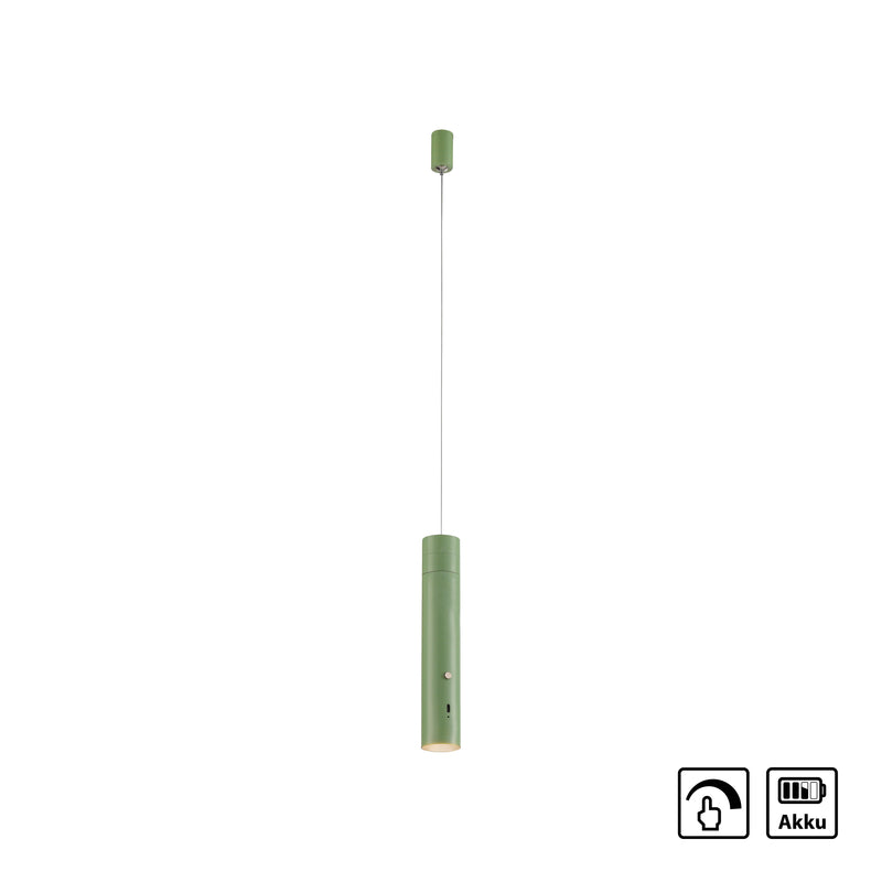 Lustra Paul Neuhaus ATTACH LED Verde Deschis