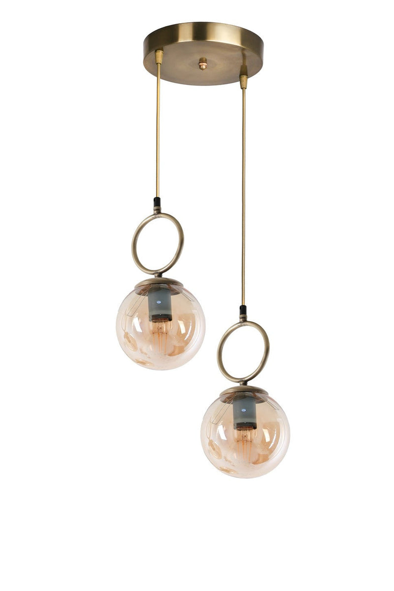 Lustră Asi Home 8486-2, Cupru, Ø25 cm