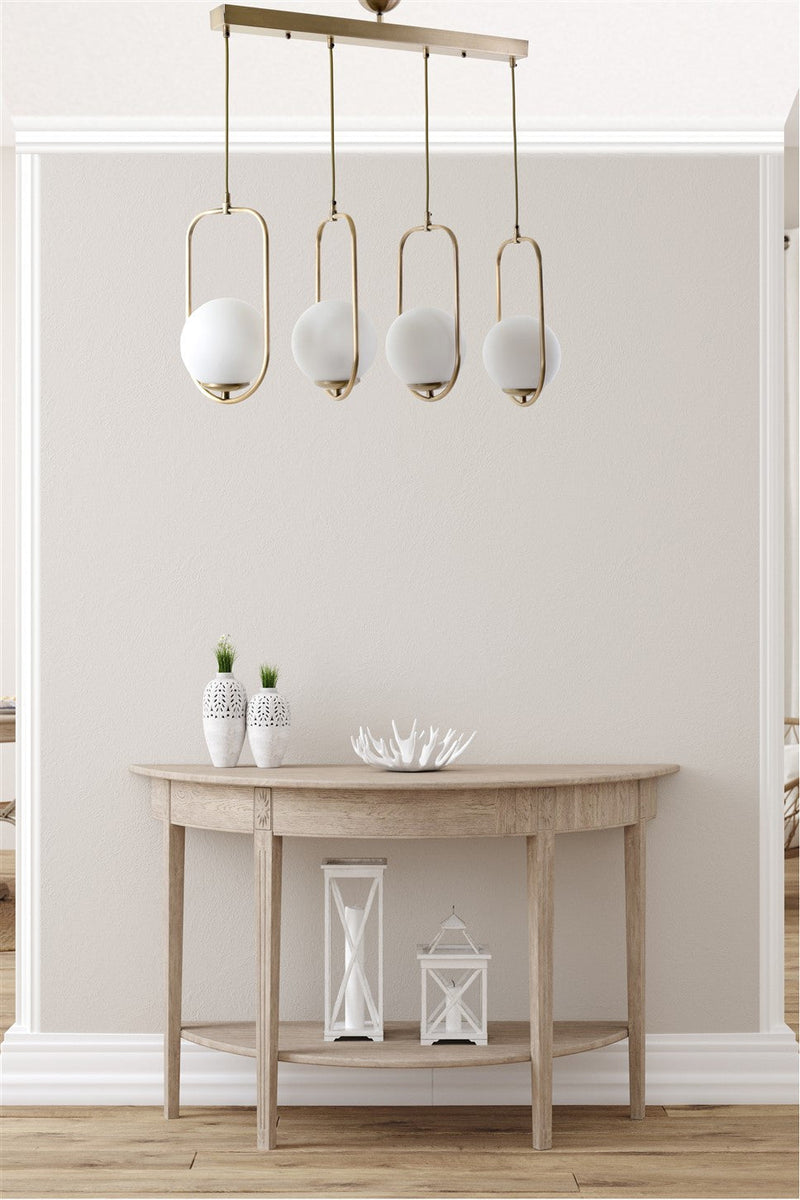 Lustră Asi Home 8497-7, Alb, Ø18 cm