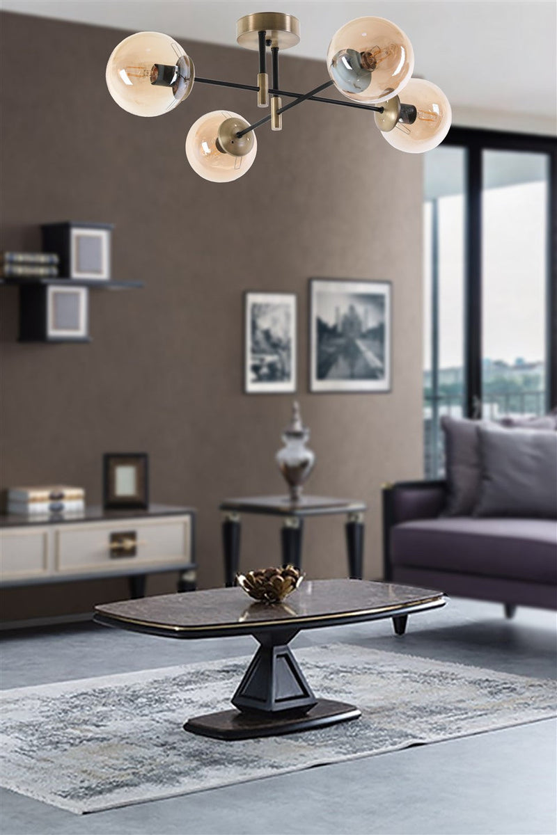 Lustră Asi Home 8508-4, Cupru, Ø65 cm