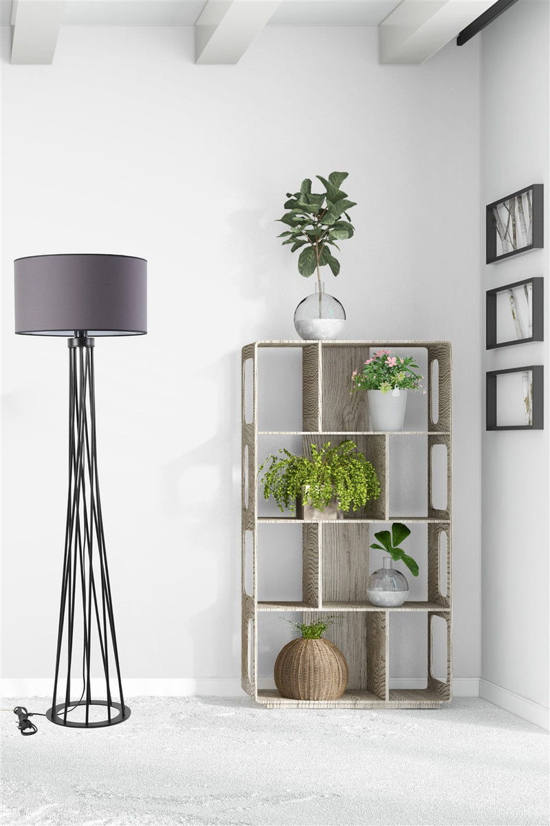 Lampadar Asi Home 8514-1, Gri Închis, Ø45 cm