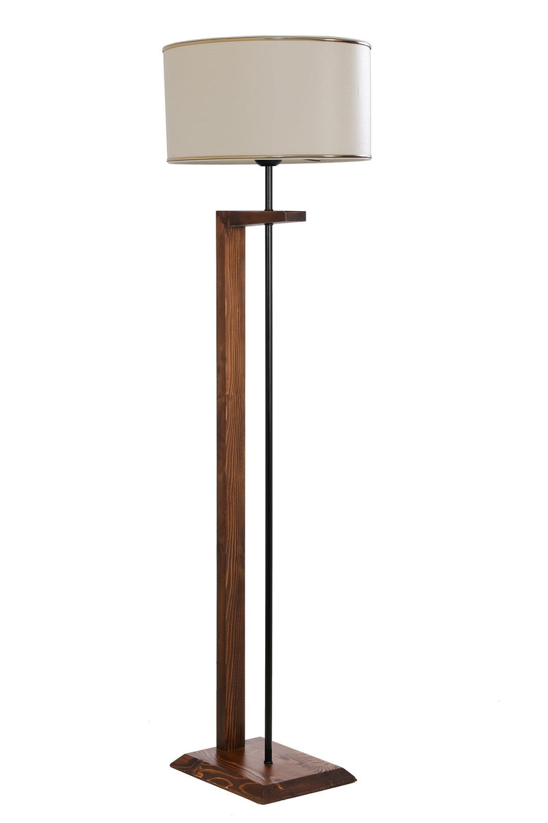 Lampadar Asi Home 8637-2, Walnut, Ø45 cm