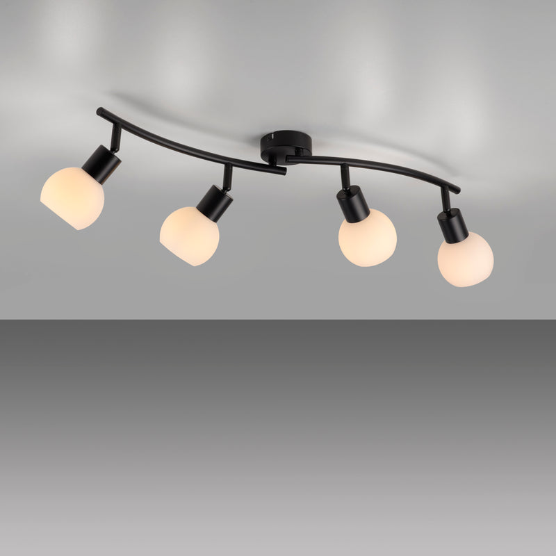 Plafoniera Paul Neuhaus LOKI 4xE14 Negru