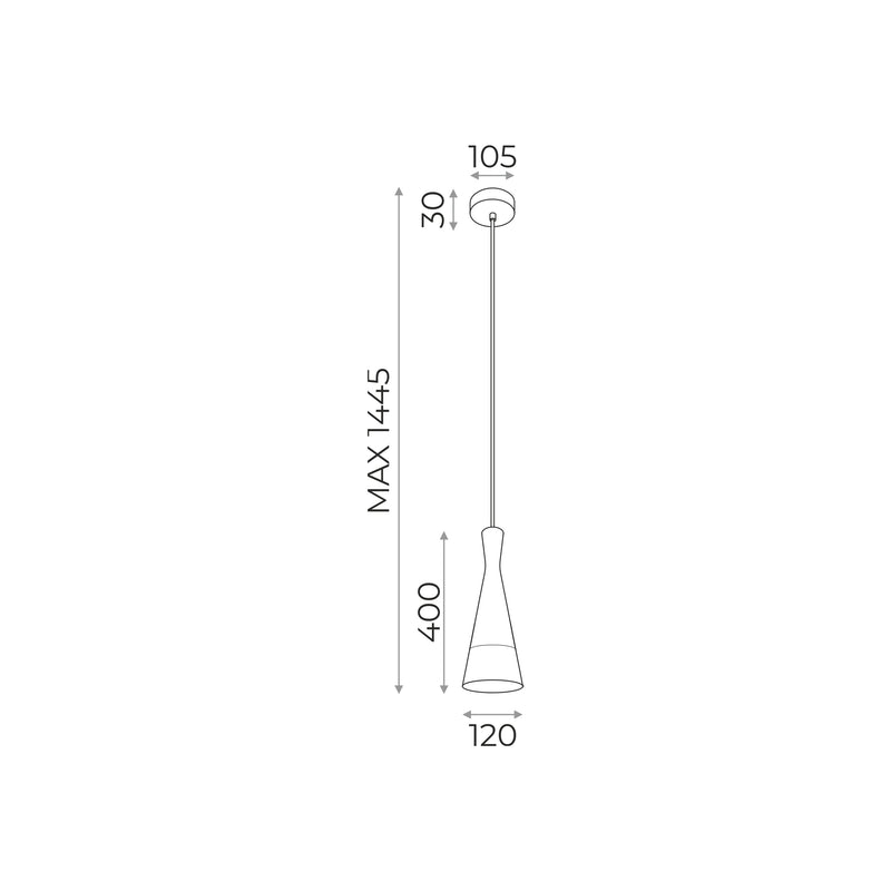 Lustra Zuma Line 1xGU10 Alb / Lemn