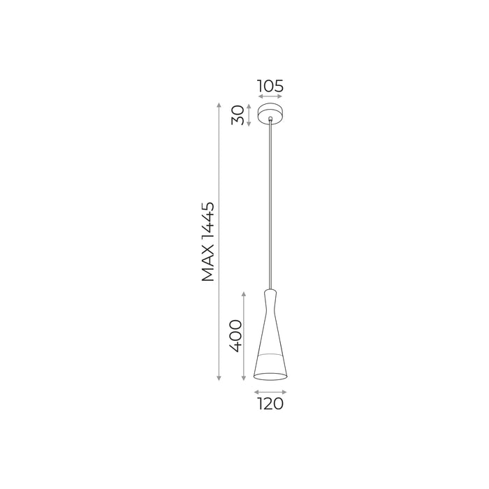 Lustra Zuma Line 1xGU10 Alb / Lemn