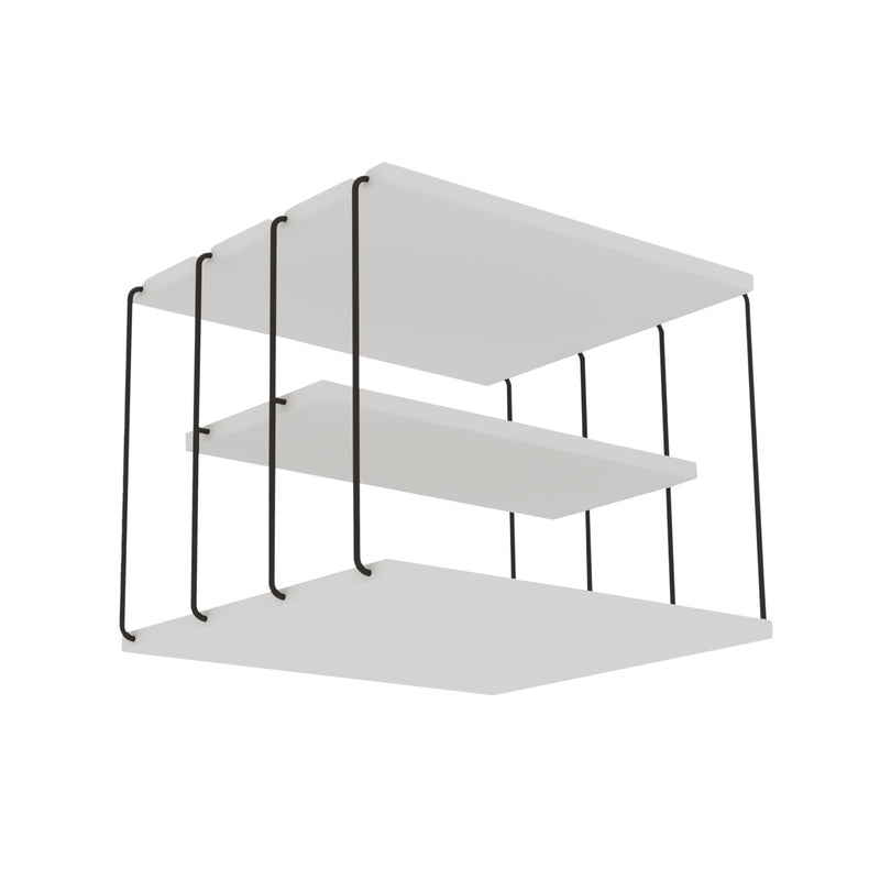 Masuta Laterala Asi Home Lifon -White PAL 50X40X33 cm
