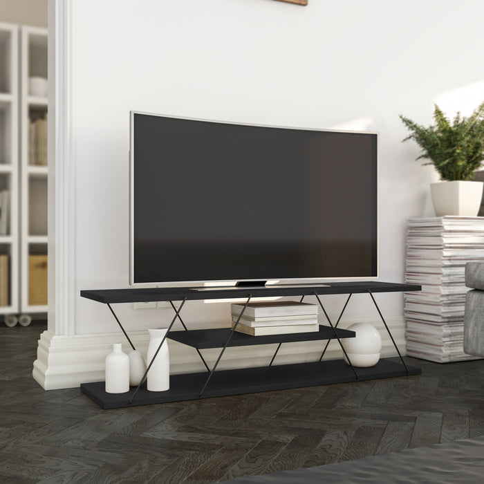 Consola TV Asi Home Canaz - Anthracite, Grey PAL 30X120X33 cm