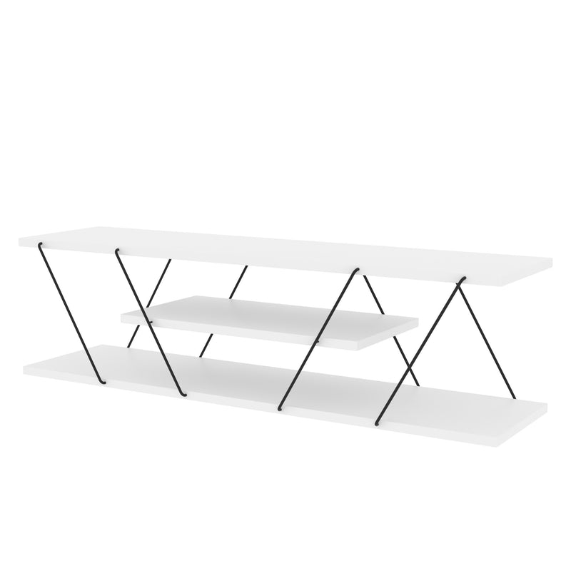 Consola TV Asi Home Canaz - White, Black PAL 30X120X33 cm