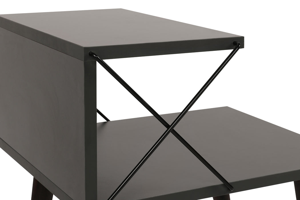 Noptiera Asi Home Cross - Anthracite PAL 40X50X55 cm