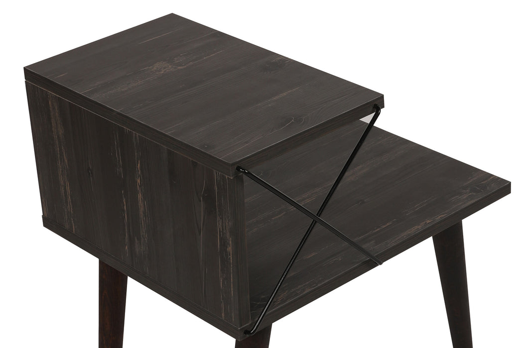 Noptiera Asi Home Cross - Dark Brown PAL 40X50X55 cm